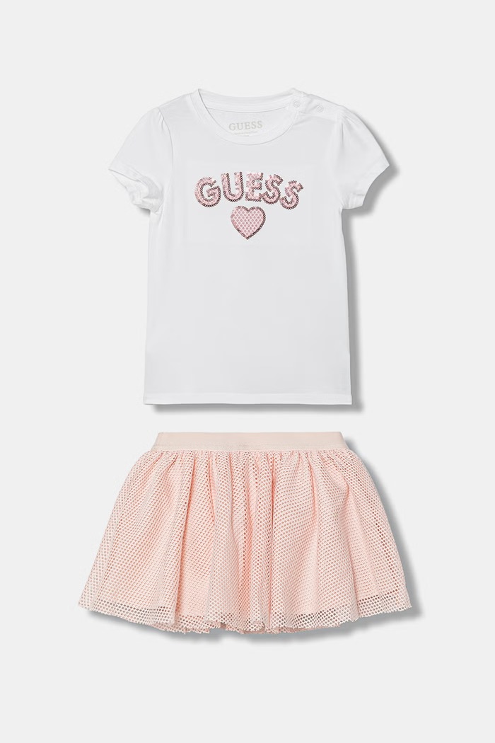 Guess compleu bebe 2-pack tricotaj alb A6RG12.K6YW0.PPY2