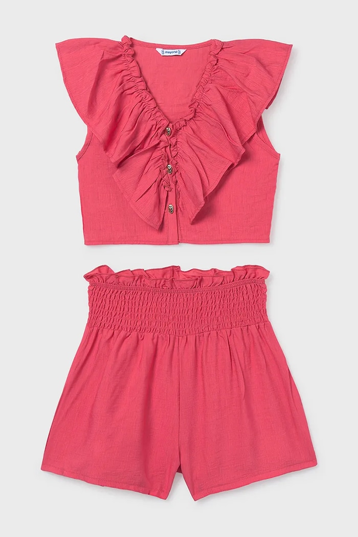 Παιδικό σετ Mayoral 6207.8B.Junior.PPY2 ροζ SS26