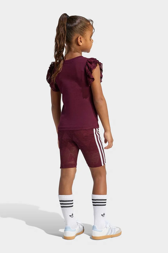 adidas Originals komplet sportowy dziecięcy KC6796 bordowy
