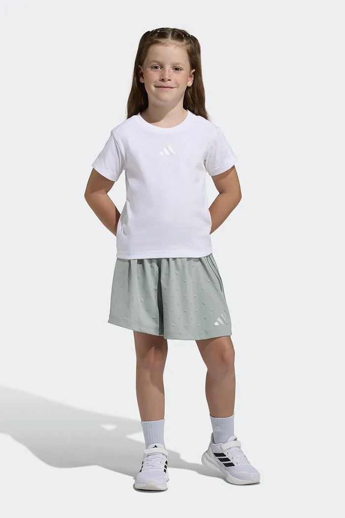 Detská súprava adidas pletenina biela KB7041