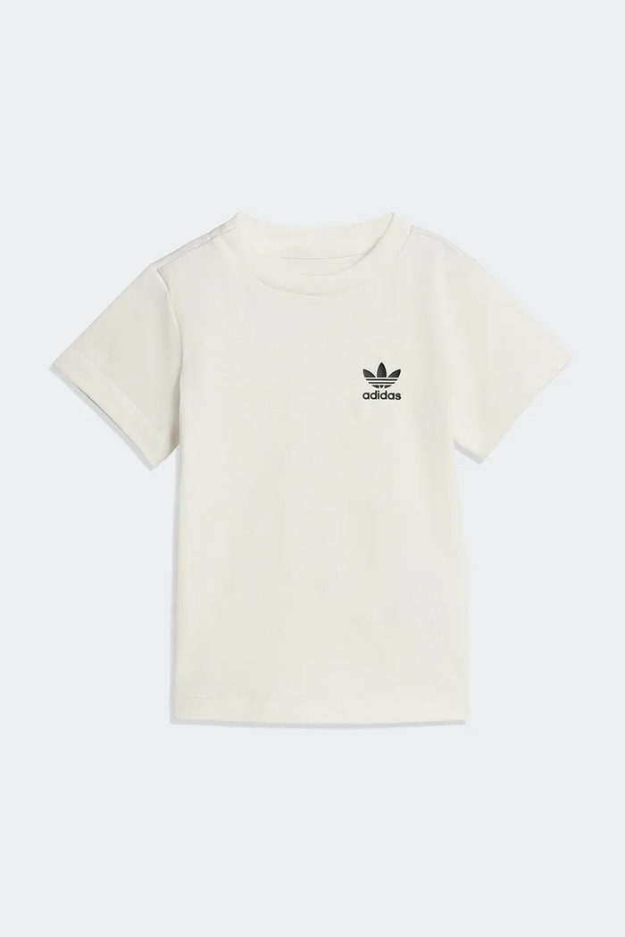 Detská bavlnená súprava adidas Originals KE2352 biela SS26
