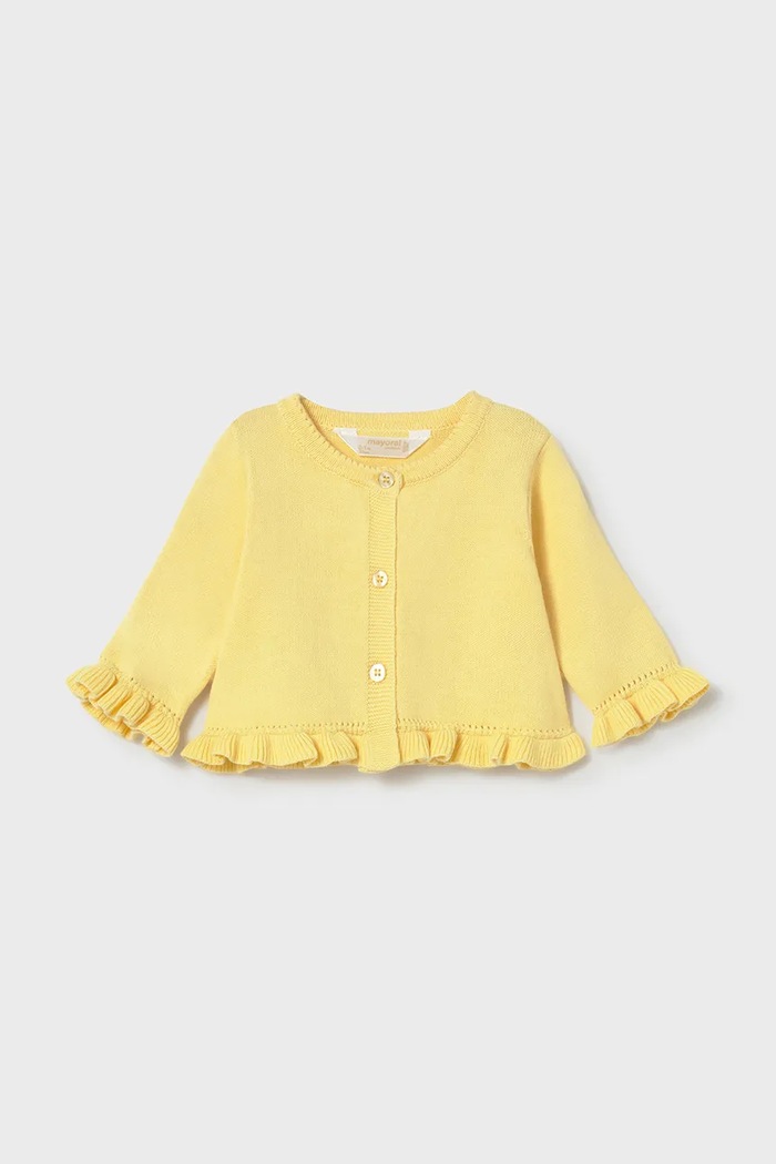 Sada pre bábätká Mayoral Newborn 1287.2D.Newborn.PPY2 žltá SS26