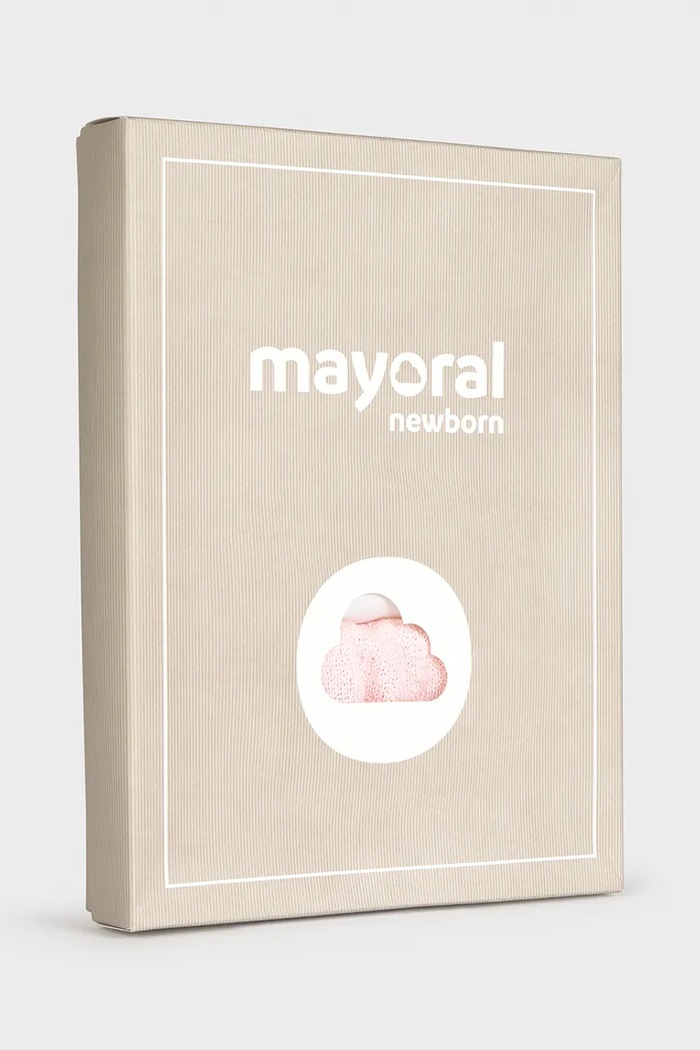Βρεφικό βαμβακερό σετ Mayoral Newborn ροζ 1288.2F.Newborn.PPY2
