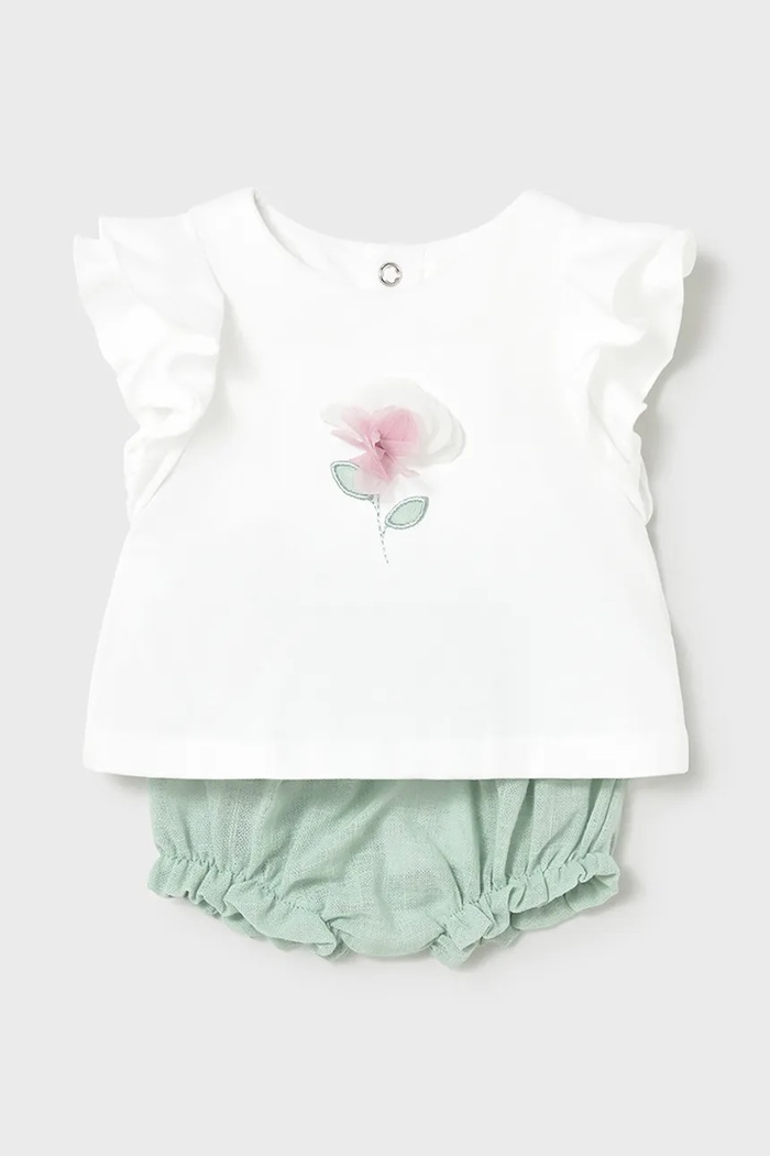 Mayoral Newborn compleu bebe tricotaj verde 1289.2M.Newborn.PPY2