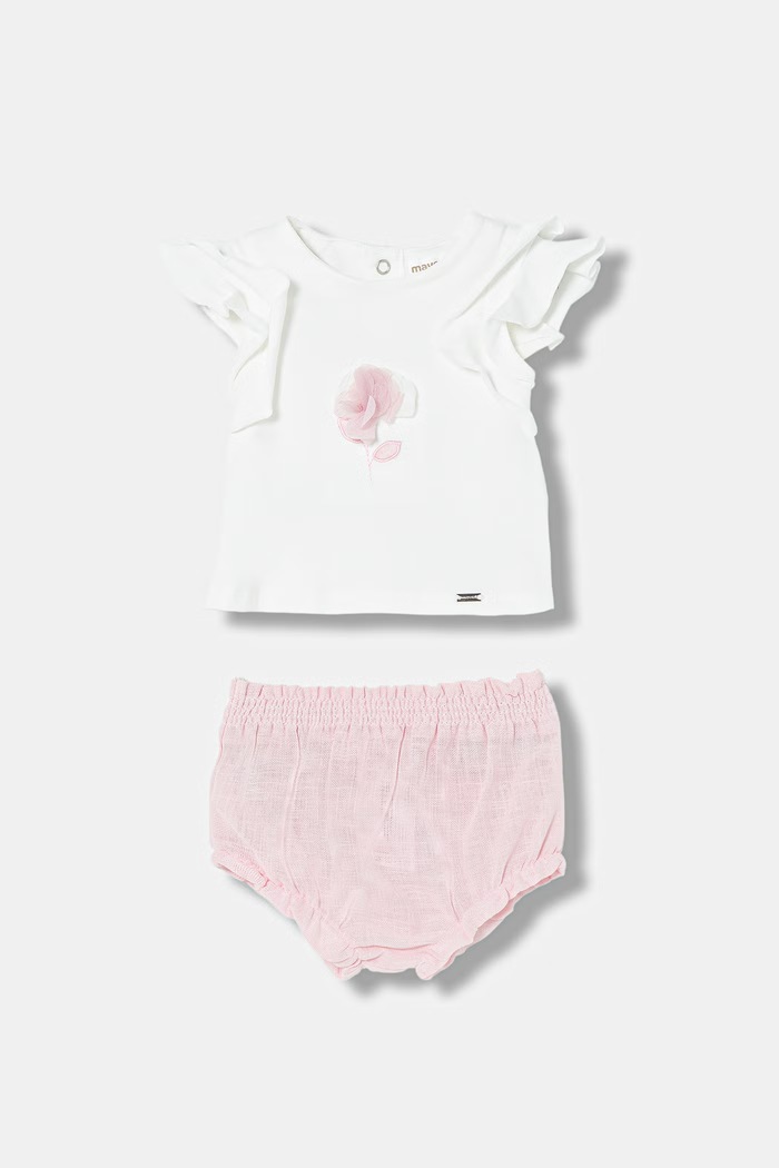 Mayoral Newborn compleu bebe tricotaj roz 1289.2M.Newborn.PPY2
