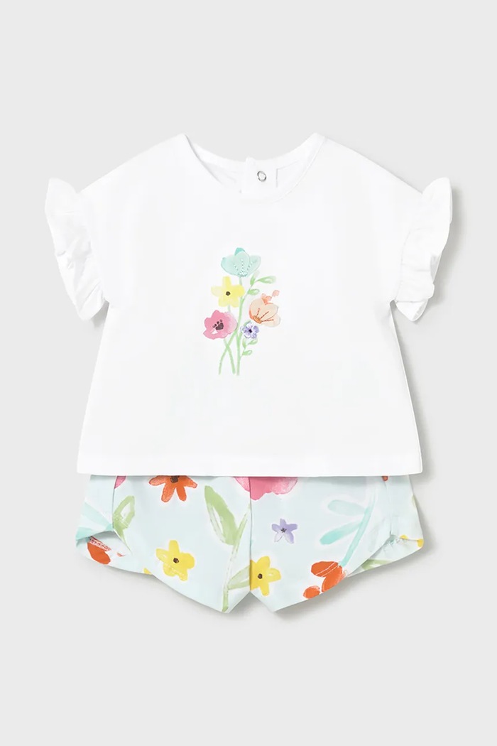Σετ μωρού Mayoral Newborn στάμπα μπλε 1291.2U.Newborn.PPY2
