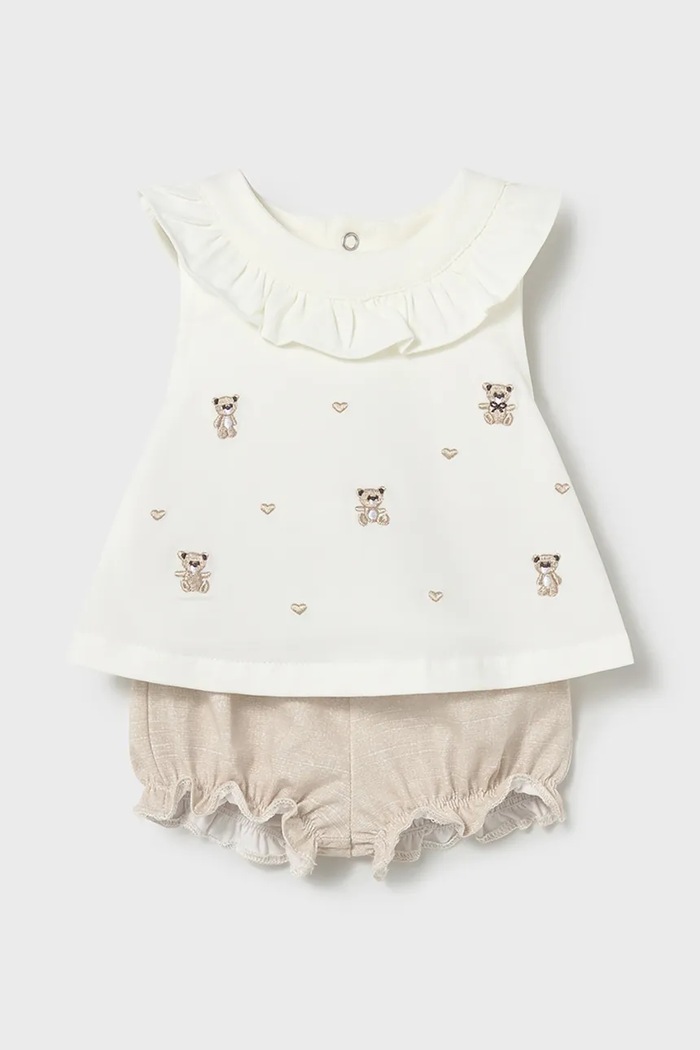 Mayoral Newborn compleu bebe 1642.2P.Newborn.PPY2 bej SS26