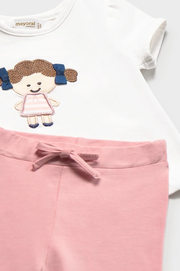 Σετ μωρού Mayoral Newborn 2-pack ροζ 1736.2T.Newborn.PPY2