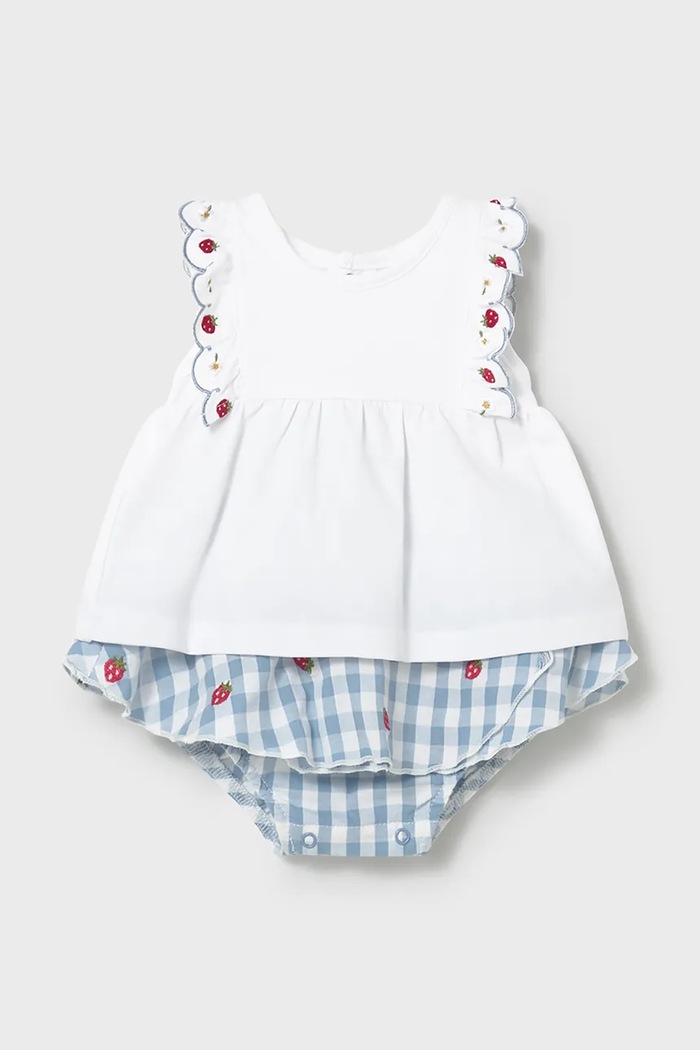 Σετ μωρού Mayoral Newborn απλικέ μπλε 1820.2R.Newborn.PPY2
