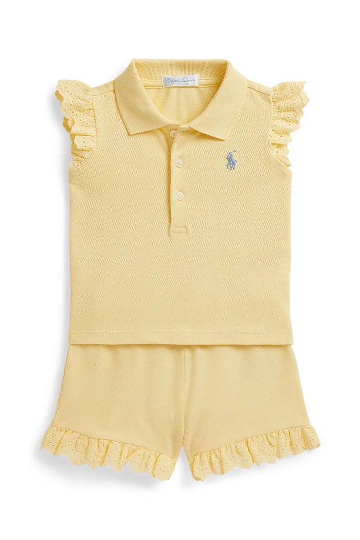 Polo Ralph Lauren detský voľnočasový set žltá 310A12829001
