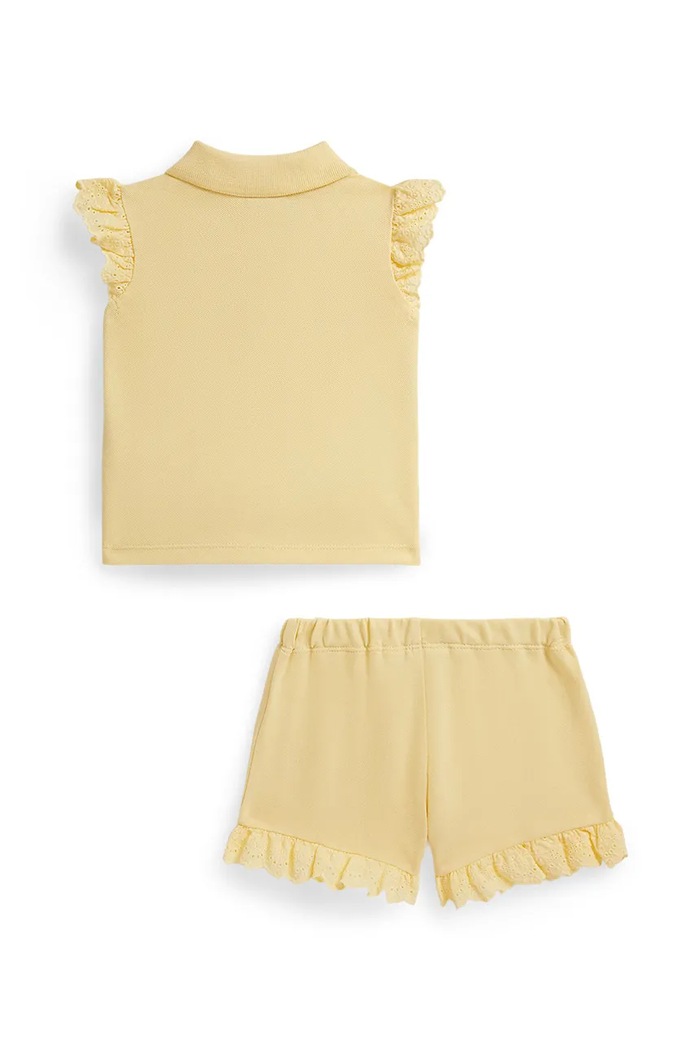 Polo Ralph Lauren detský voľnočasový set 310A12829001 žltá SS26