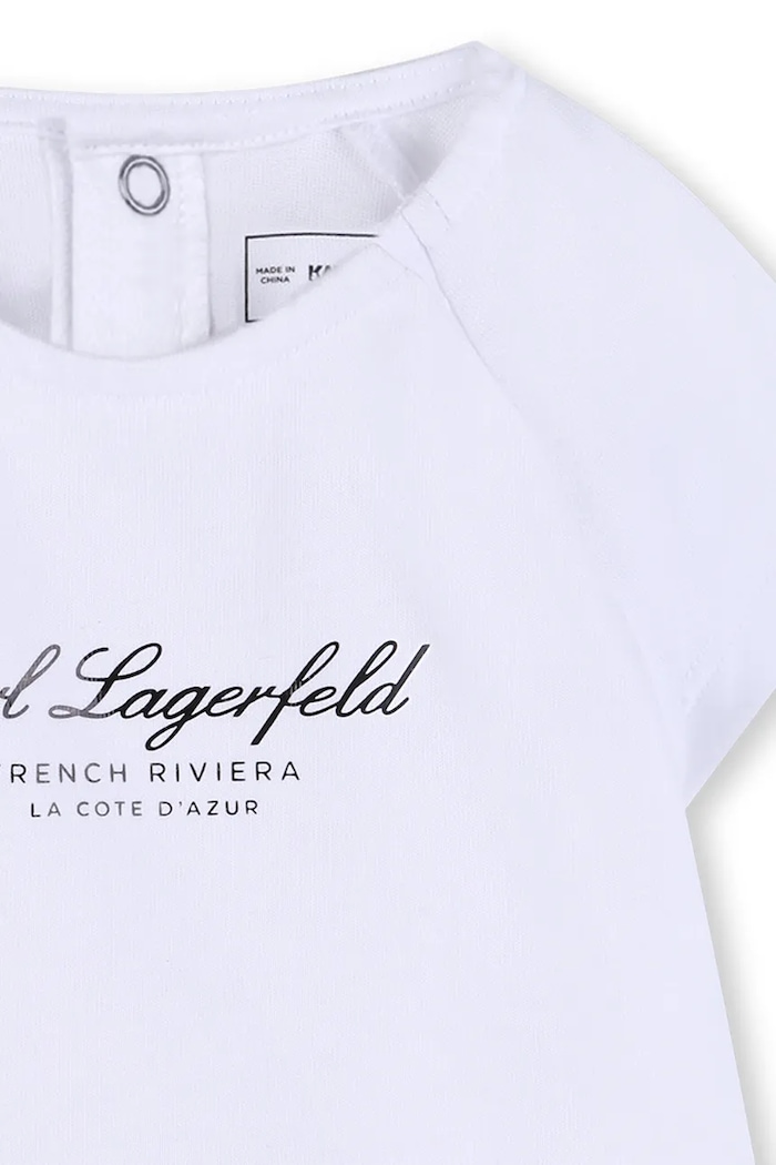 Karl Lagerfeld komplet dziecięcy Z31055.86.108 biały