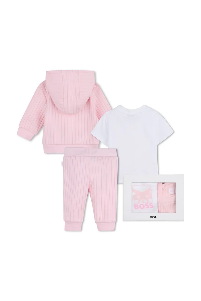 BOSS compleu bebe J53073.71.81 roz SS26