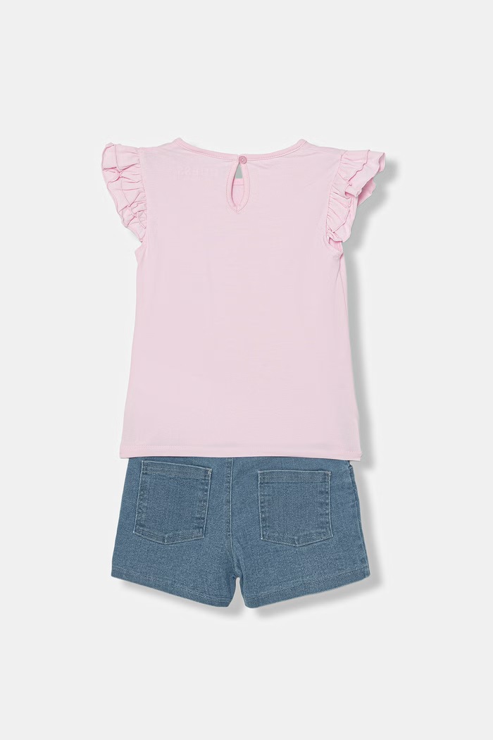 Guess compleu de zi pentru copii K6GG03.K6YW0.PPY2.M roz SS26