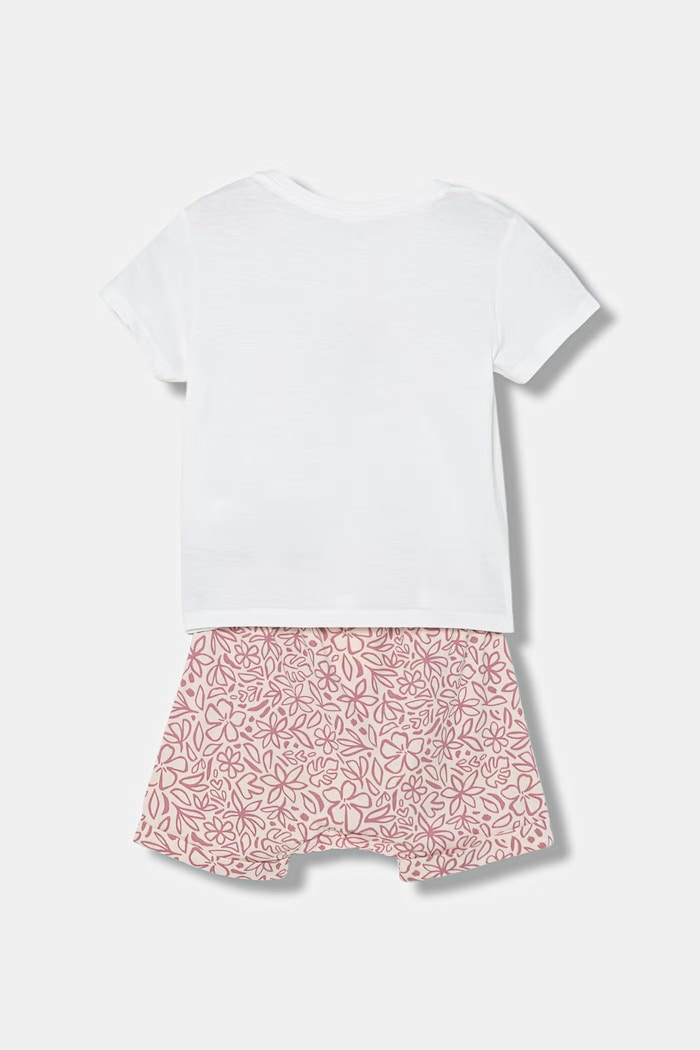 United Colors of Benetton denná súprava dojčenská bavlnená 3UOPAK01S.G.W.seasonal ružová SS26