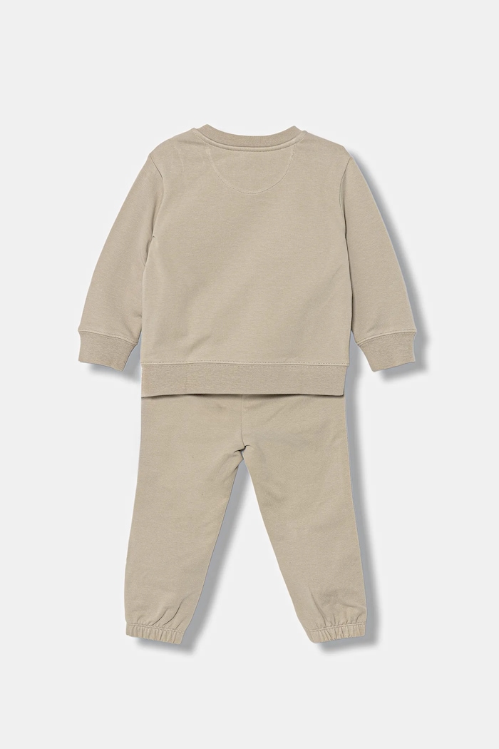 Calvin Klein Jeans komplet dresowy niemowlęcy beżowy IN0IN00336.PPY2