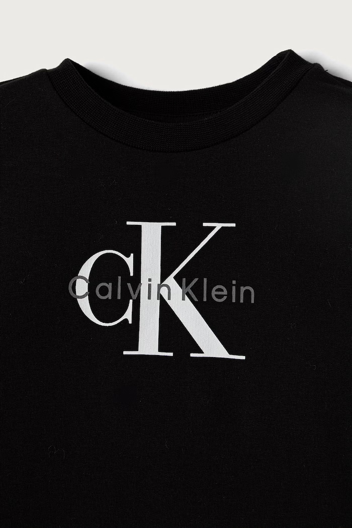Calvin Klein Jeans tepláková súprava detská s bavlnou čierna IN0IN00353.PPY2