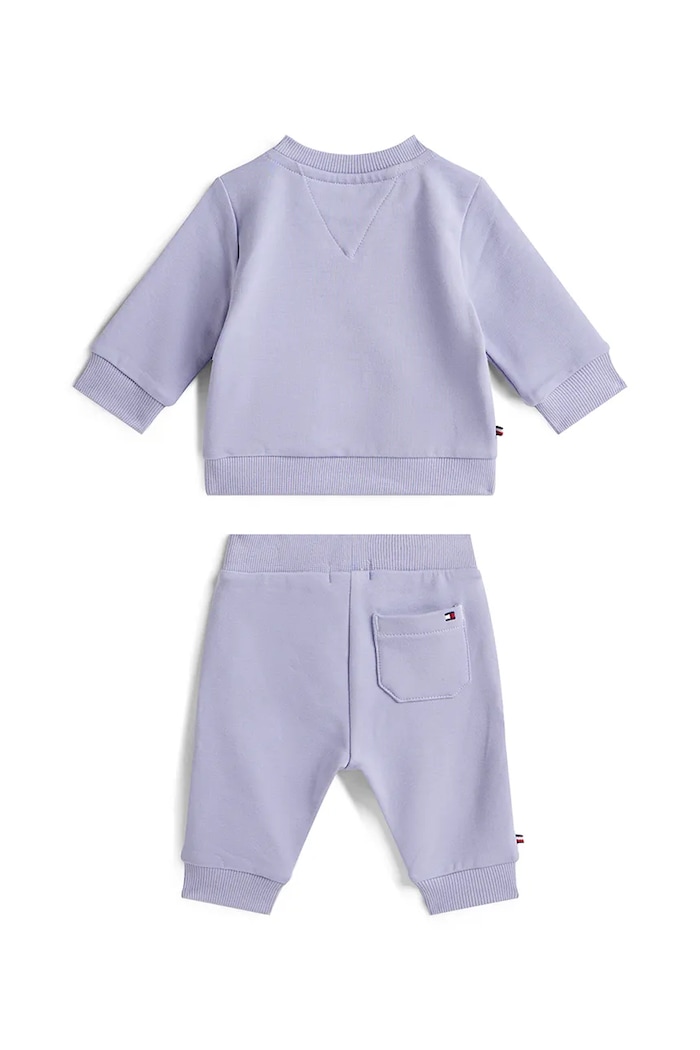 Tommy Hilfiger dres niemowlęcy KN0KN02162.PPY2 fioletowy SS26