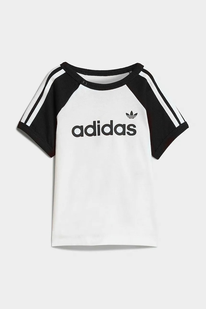 adidas Originals set de bumbac pentru copii KD1055 alb SS26