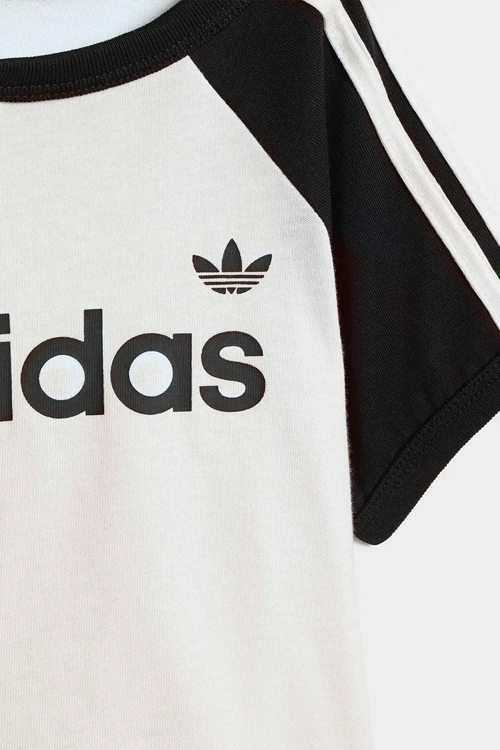 adidas Originals set de bumbac pentru copii alb KD1055