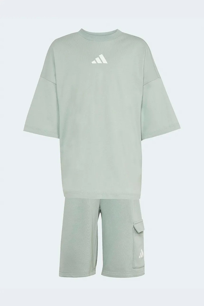 adidas gyerek együttes nyomtatásos kék KE2663