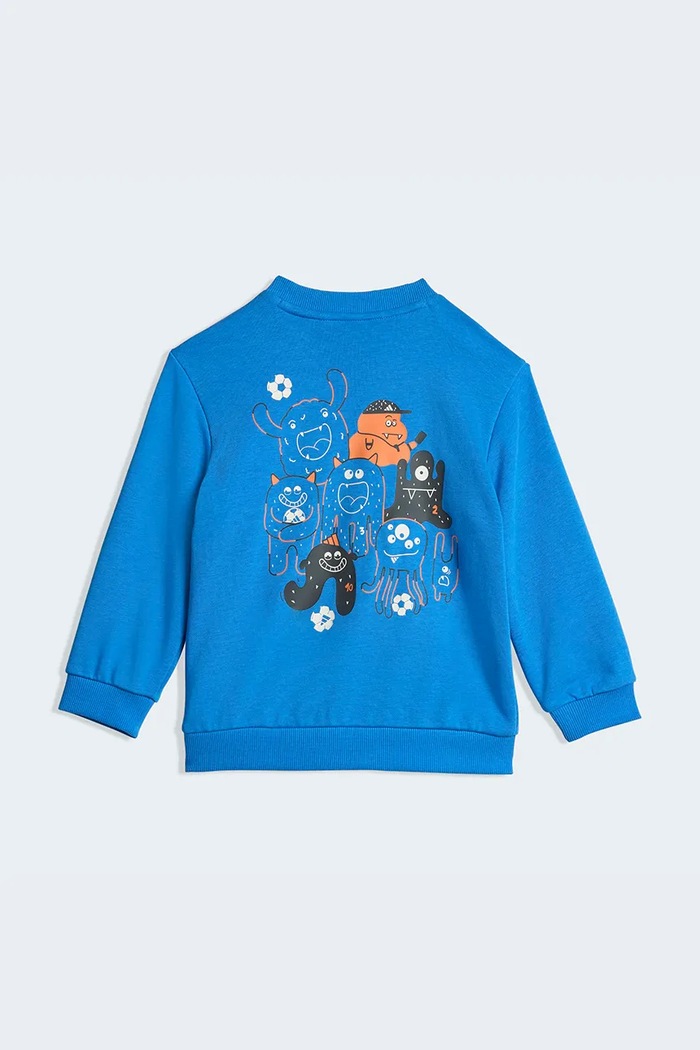 Chłopiec adidas dres niemowlęcy KE2671 niebieski