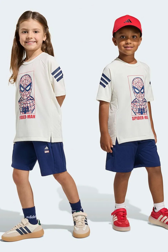 Detská súprava adidas MRVL potlač biela JZ3544