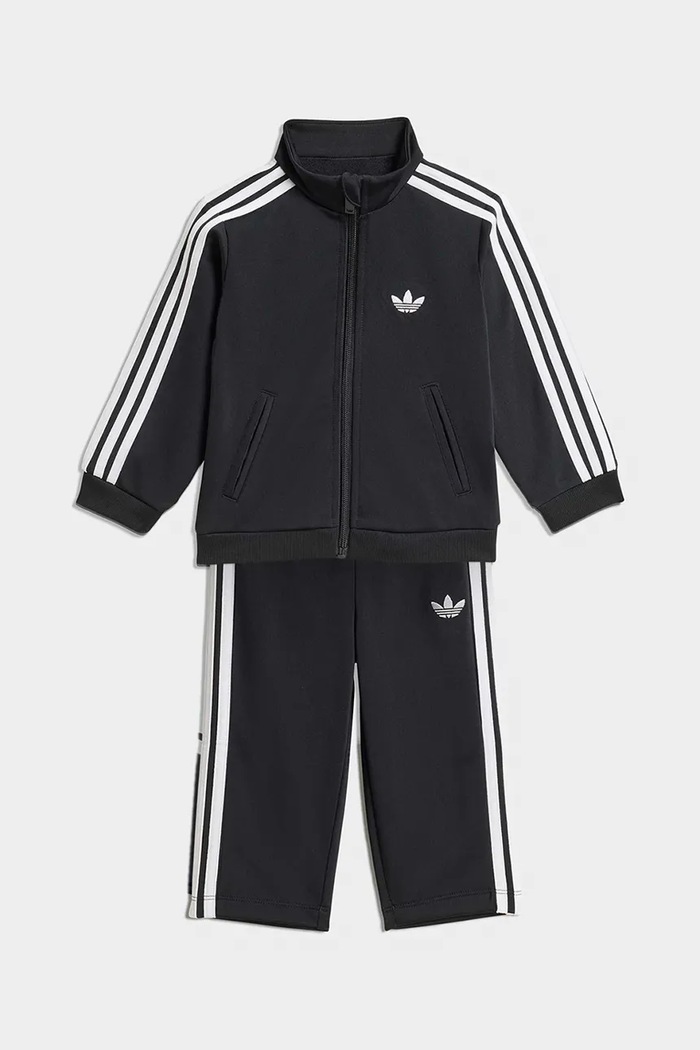 Tepláková súprava pre bábätká adidas Originals látka čierna KD1003