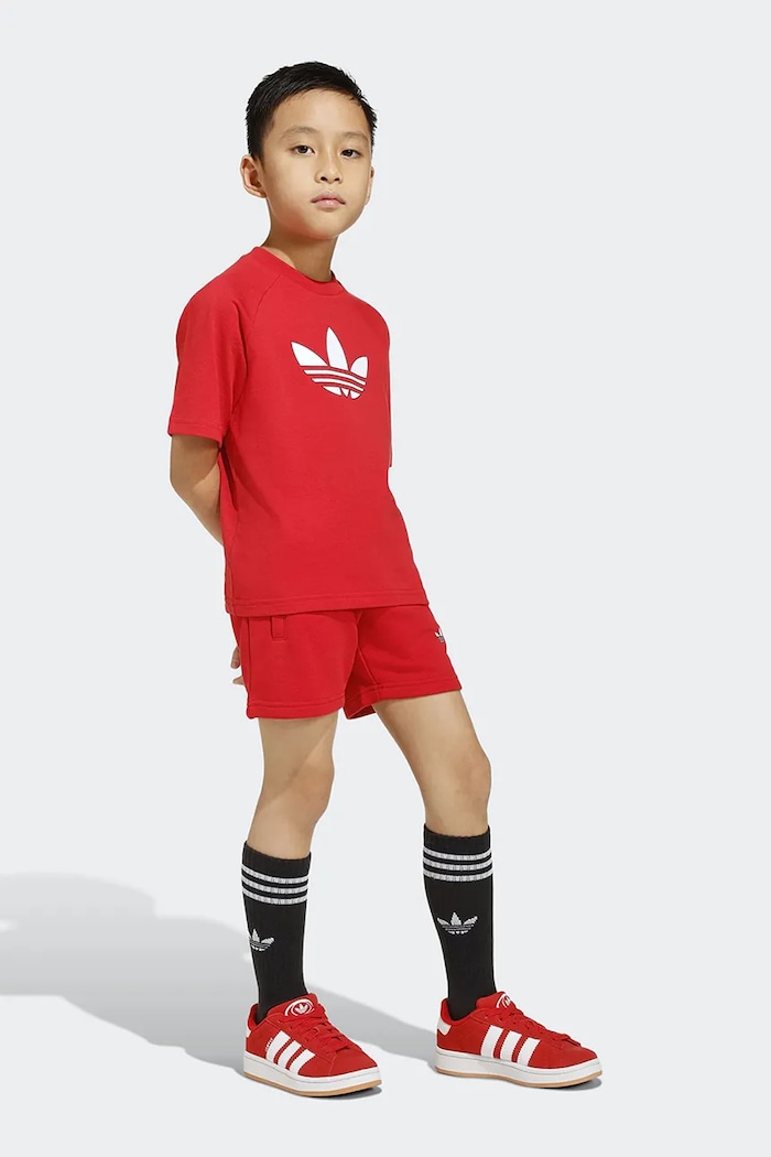 Detská bavlnená súprava adidas Originals KD5762