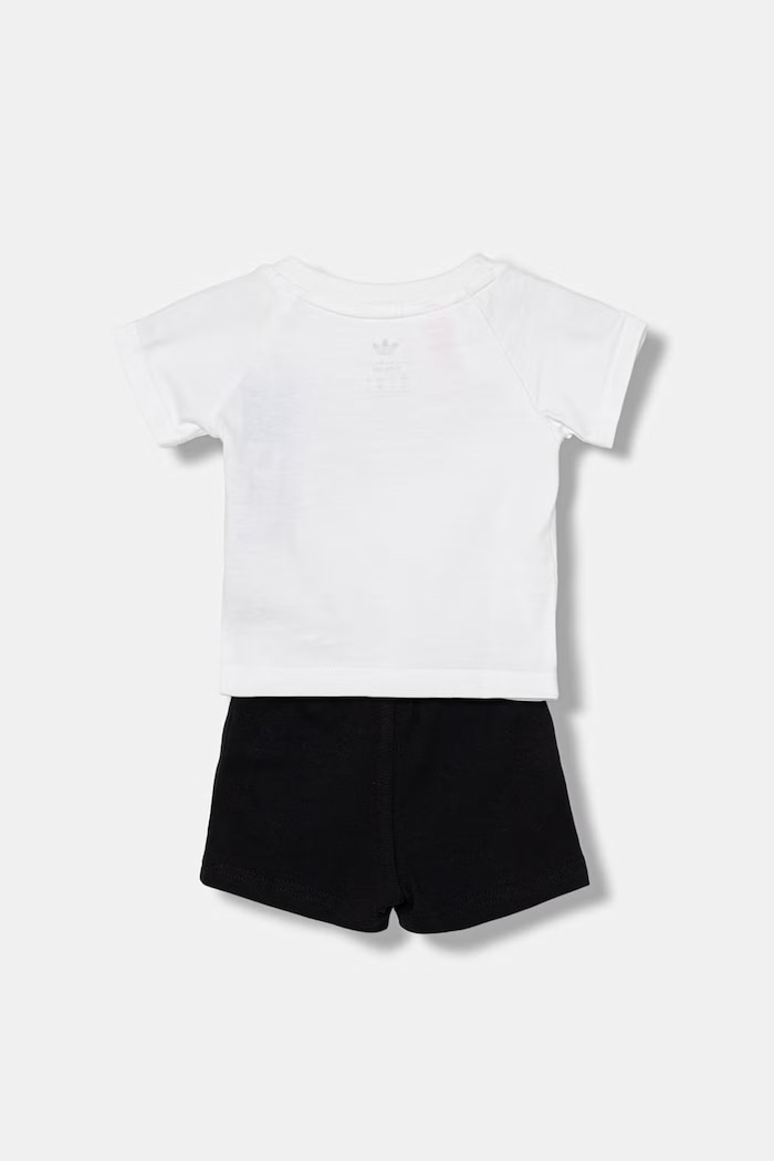 adidas Originals komplet otroški z bombažem KH2884 bela SS26