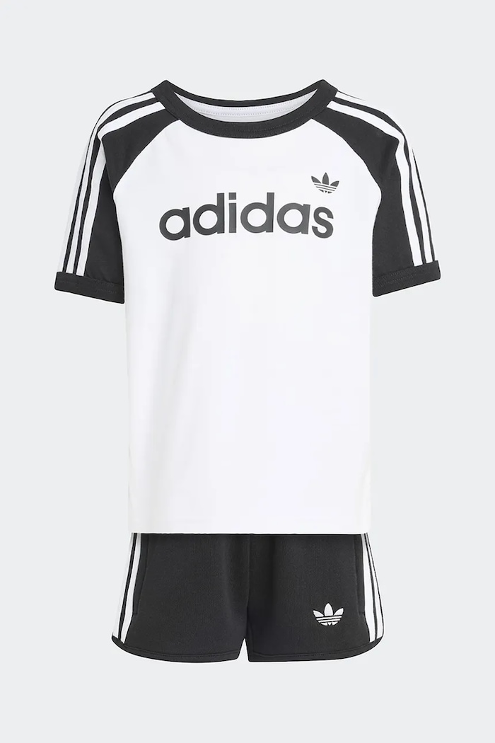 adidas Originals set de bumbac pentru copii KD5777 alb SS26