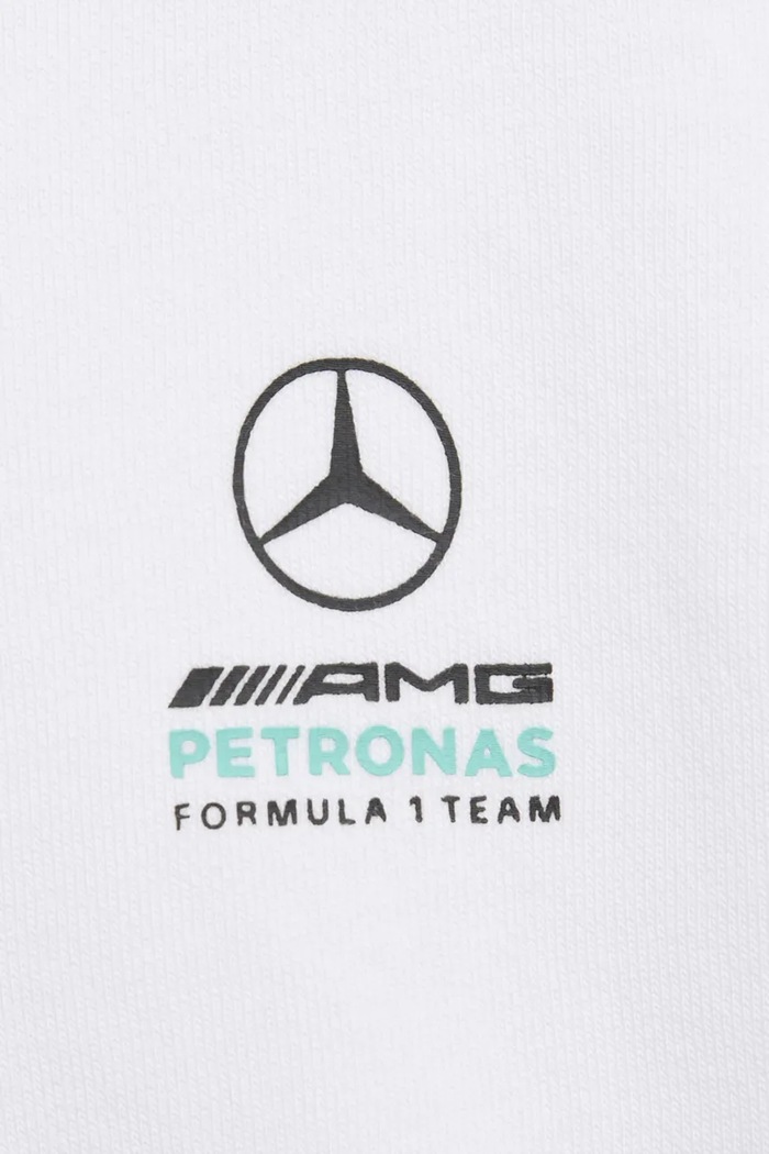 Detská bavlnená tepláková súprava adidas Performance MERCEDES biela KE5934