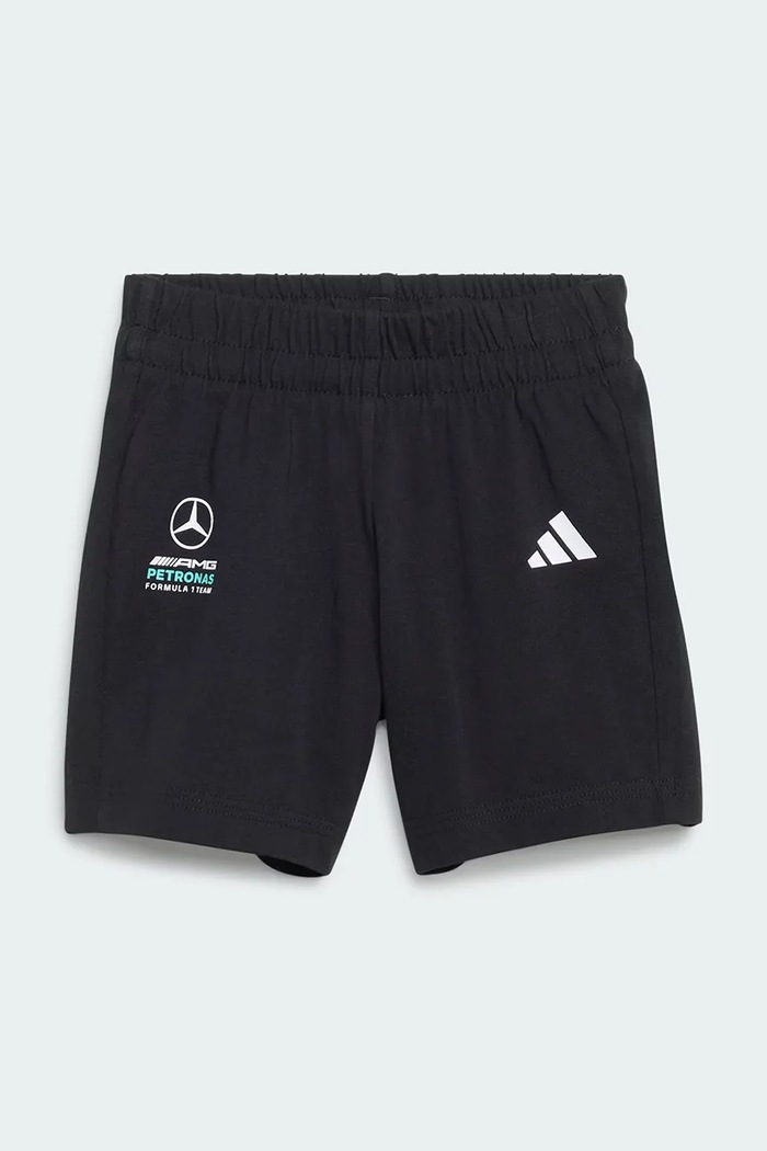Detská bavlnená súprava adidas Performance MERCEDES čierna KE5931