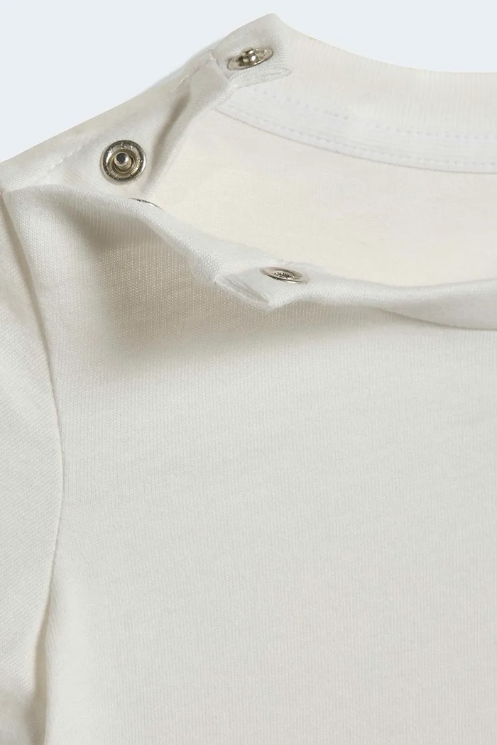 Chlapec Detská bavlnená súprava adidas Originals KE2357 béžová