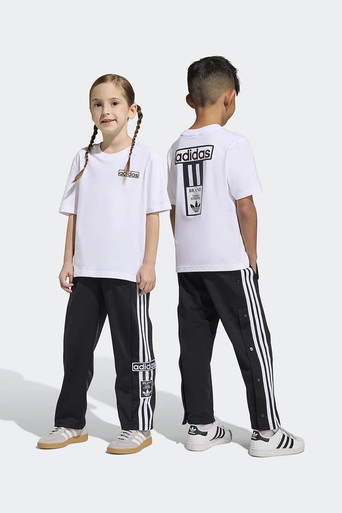 adidas Originals set de bumbac pentru copii print negru KD3991