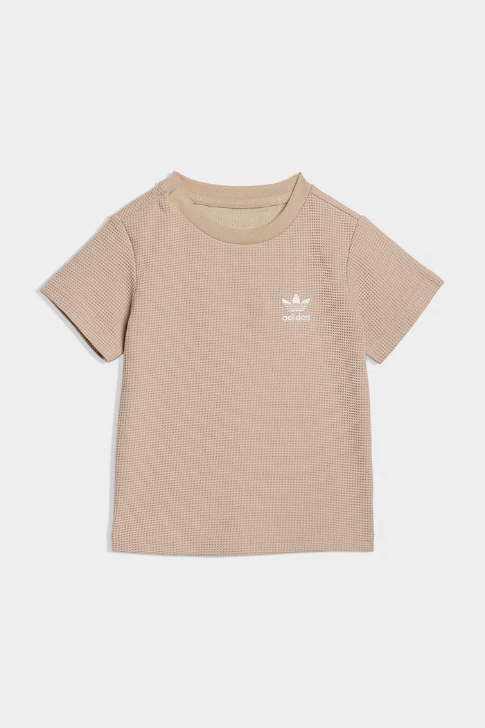 Detská súprava adidas Originals KC8041 béžová SS26