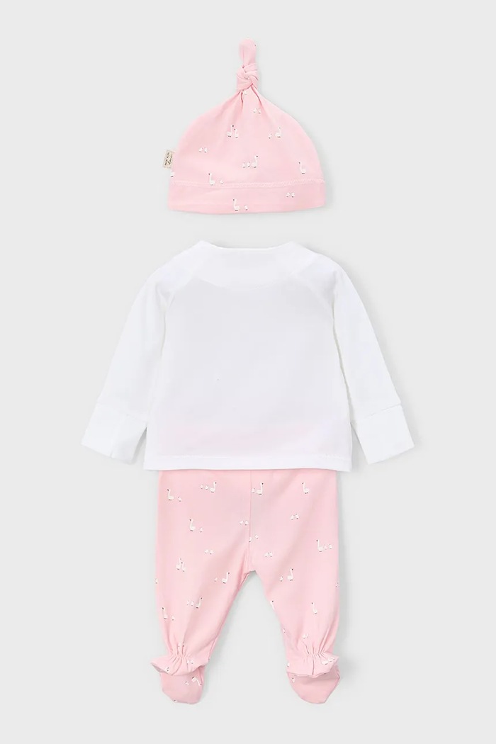Mayoral Newborn komplet niemowlęcy 1506.1A.Newborn.PPY2 różowy SS26