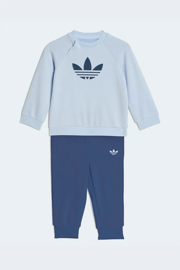 adidas Originals dres dziecięcy z bawełną niebieski KD1042