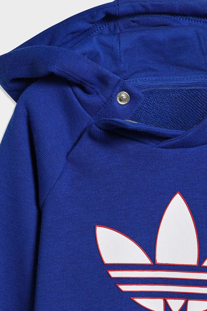 adidas Originals komplet dresowy dziecięcy bawełniany granatowy KD3164