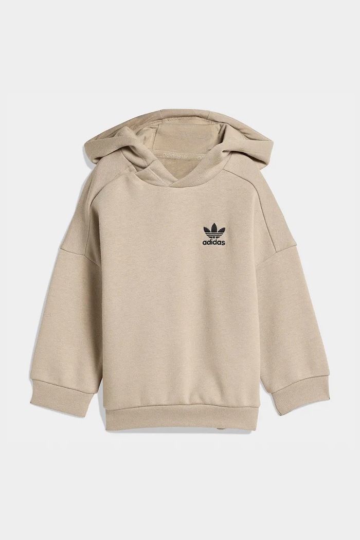 adidas Originals detské teplákové komplety s bavlnou KF7513 zelená SS26