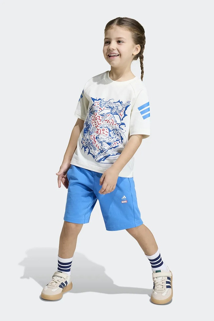Детский комплект из хлопка adidas Marvel JZ3573