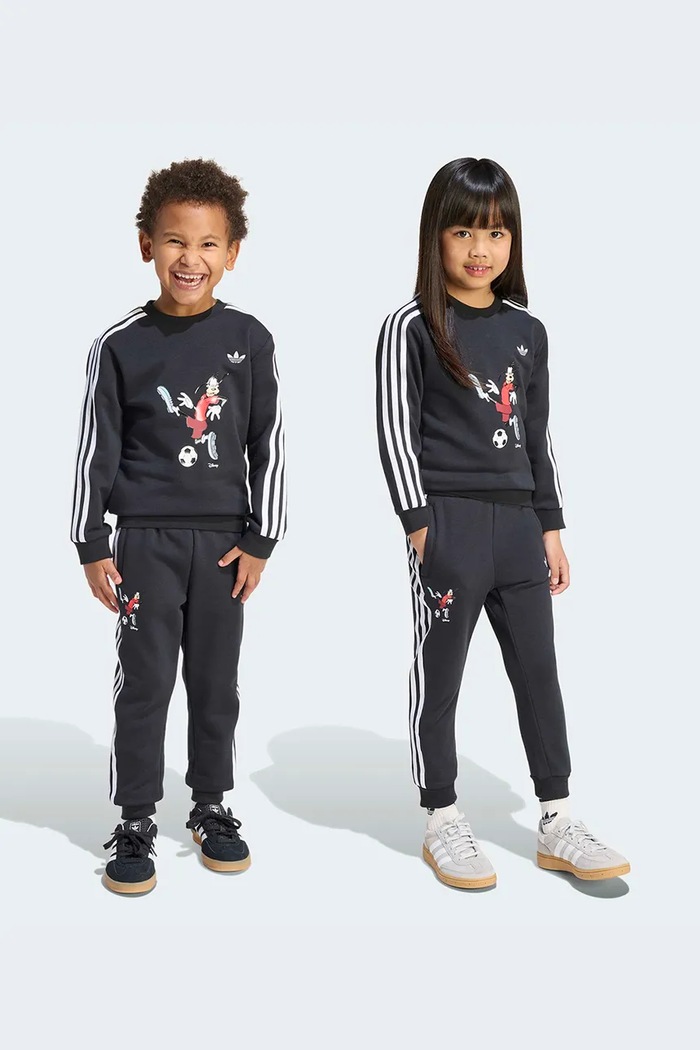 adidas Originals dres dziecięcy z bawełną czarny KC8429