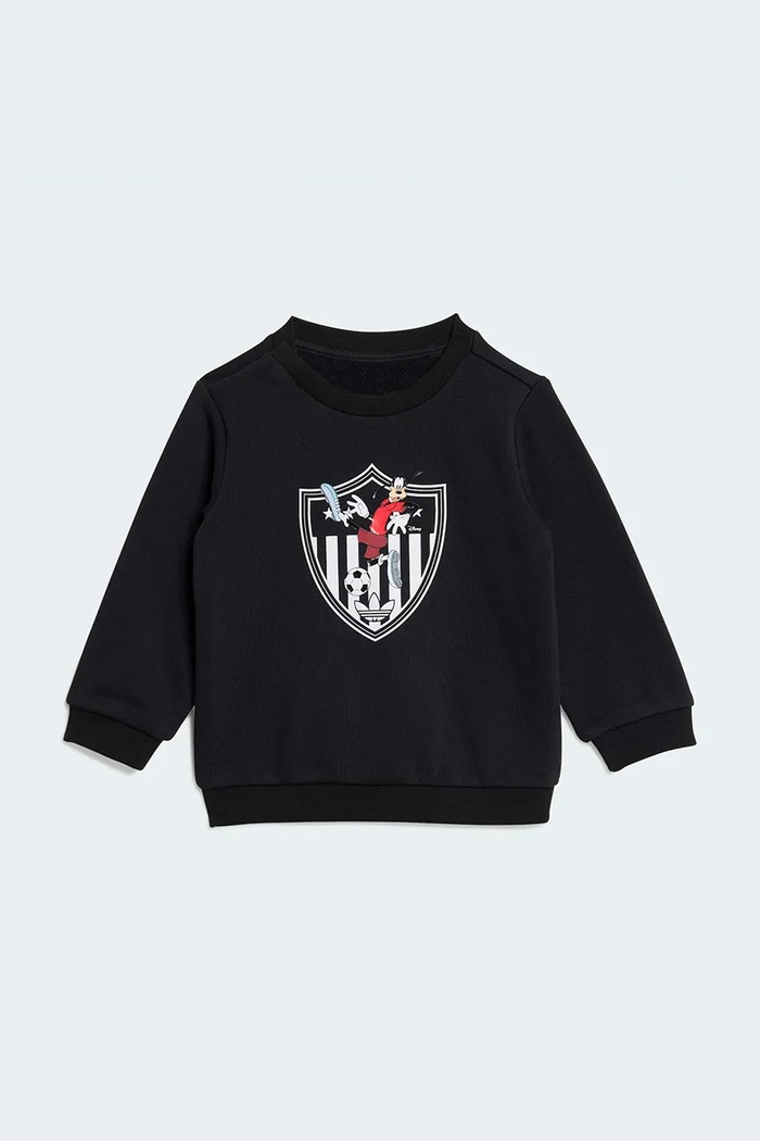 adidas Originals dres dziecięcy z bawełną KC8424 czarny SS26