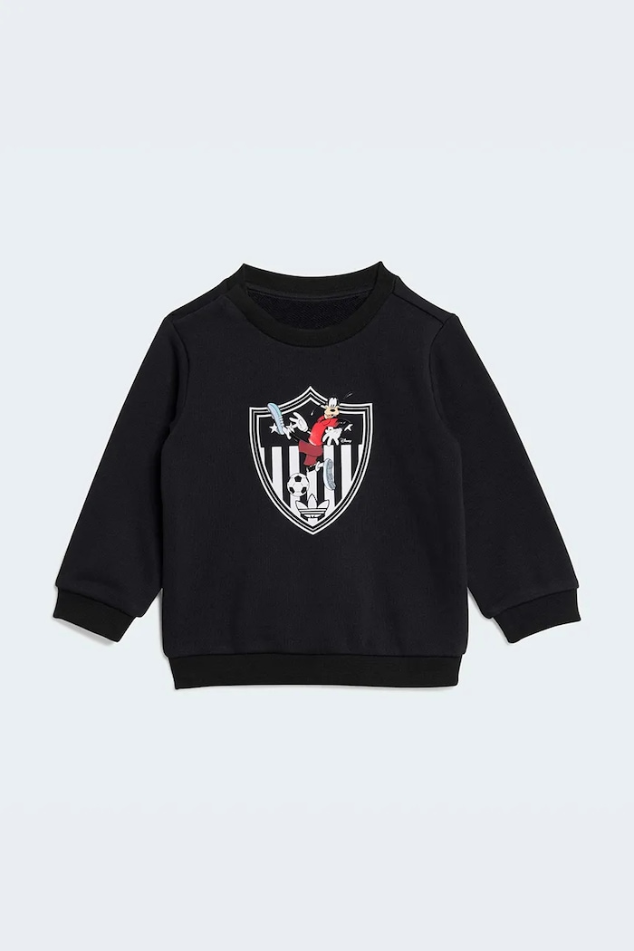 adidas Originals dres dziecięcy z bawełną KC8424 czarny SS26