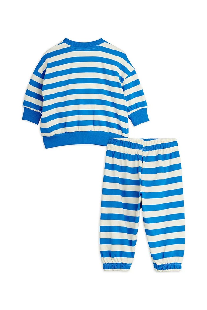 Mini Rodini dres niemowlęcy bawełniany Earth 26240106 niebieski SS26