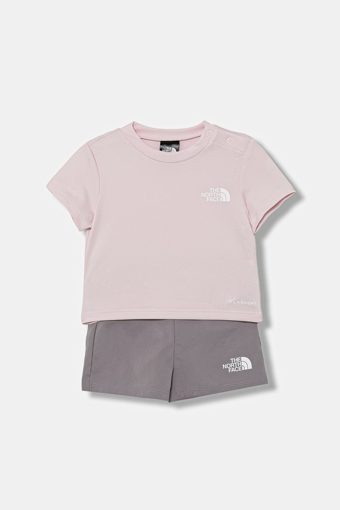 The North Face denná súprava dojčenská BABY 24/7 SET ružová NF0A8FYRMC11