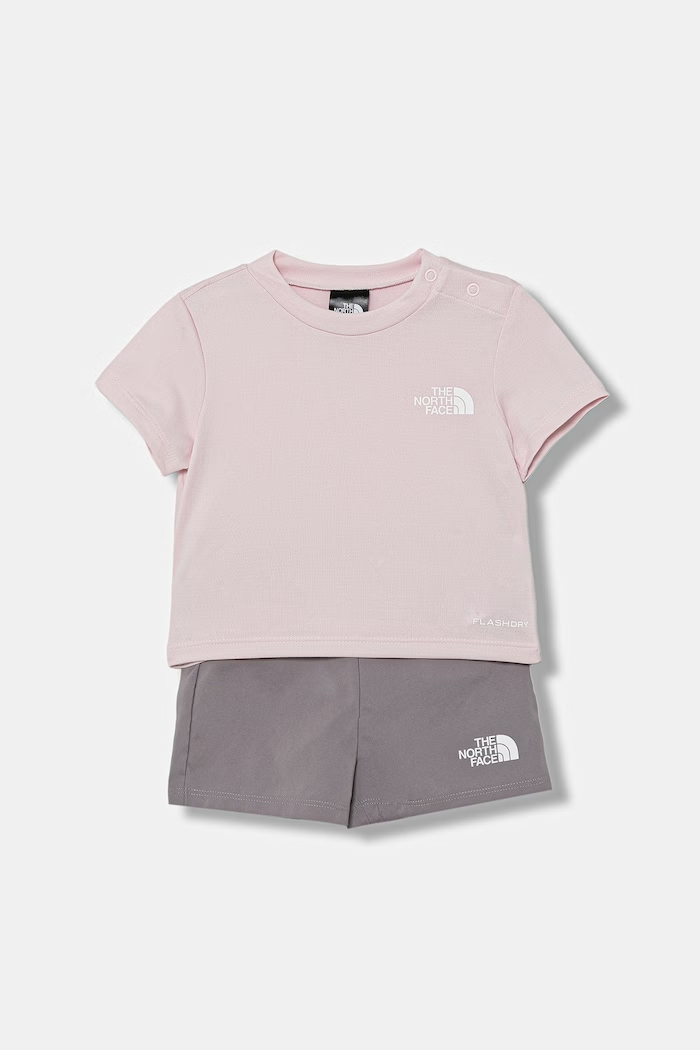 The North Face denná súprava dojčenská BABY 24/7 SET ružová NF0A8FYRMC11