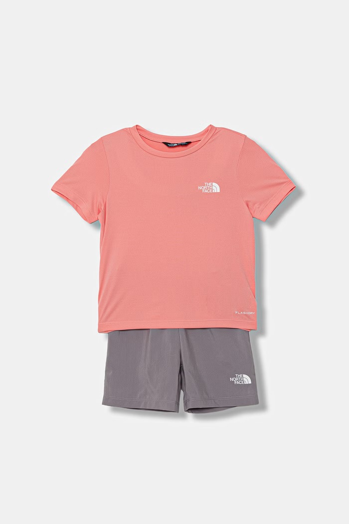The North Face detský set KID 24/7 SET ružová NF0A8FYSMAO1