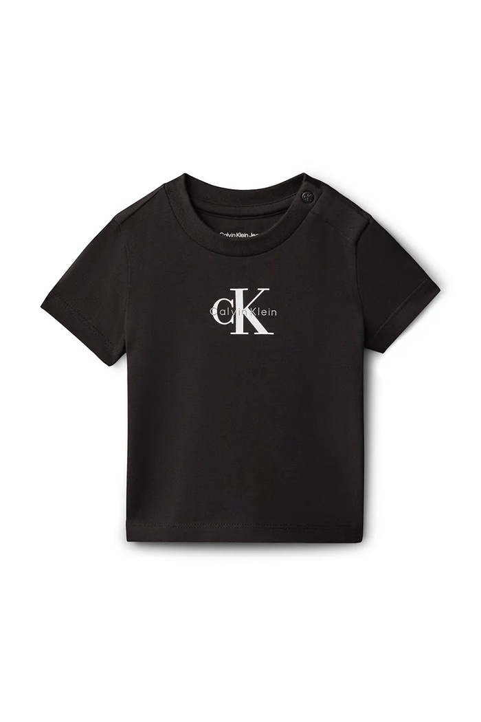 Calvin Klein Jeans súprava dojčenská bavlnená čierna LVCKSJI09B.PPY2