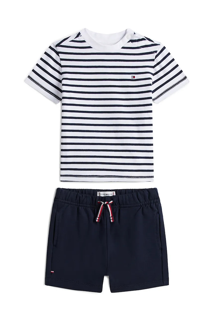 Tommy Hilfiger Mindennapi szett gyerek pamut sötétkék KN0KN02379.PPY2